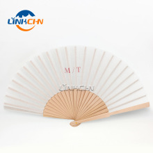 Durable chinese personalized wooden silk hand fan
